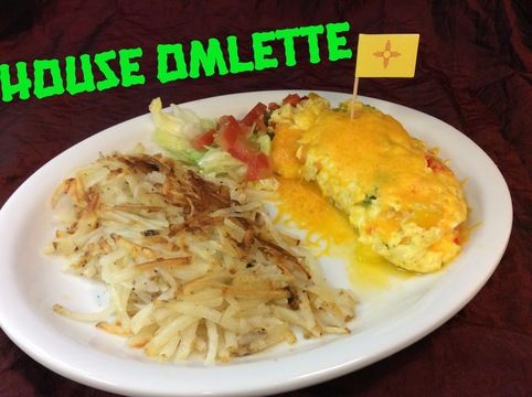 12 Steps The House Omelette, as plated at Chile Addiction